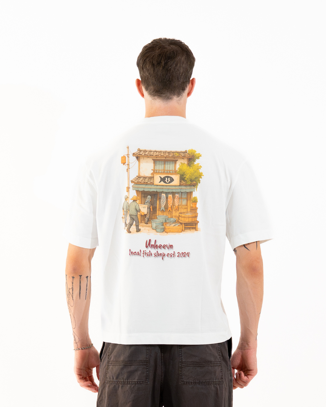 Unheevn Local Fish Shop Tee White