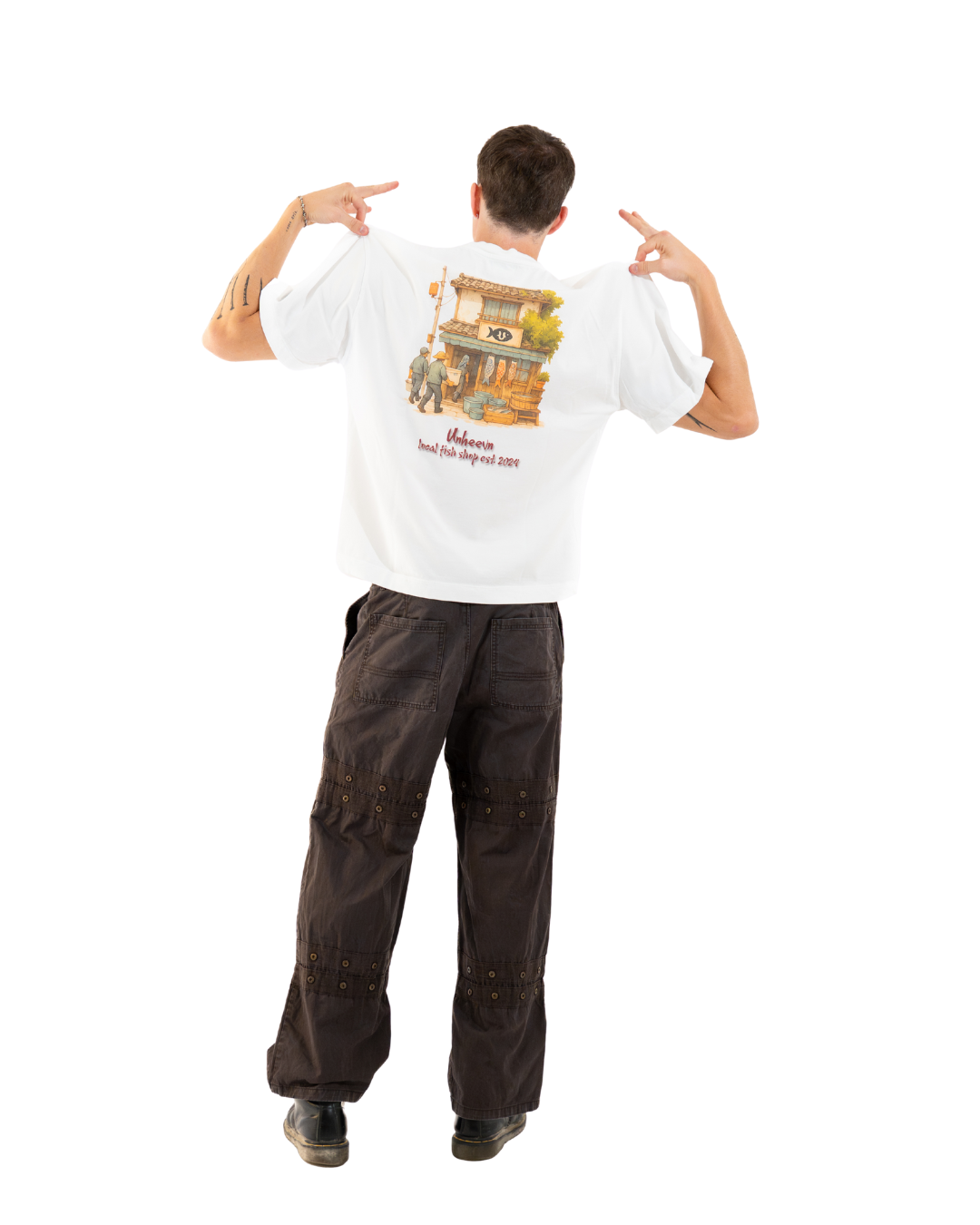 Unheevn Local Fish Shop Tee White