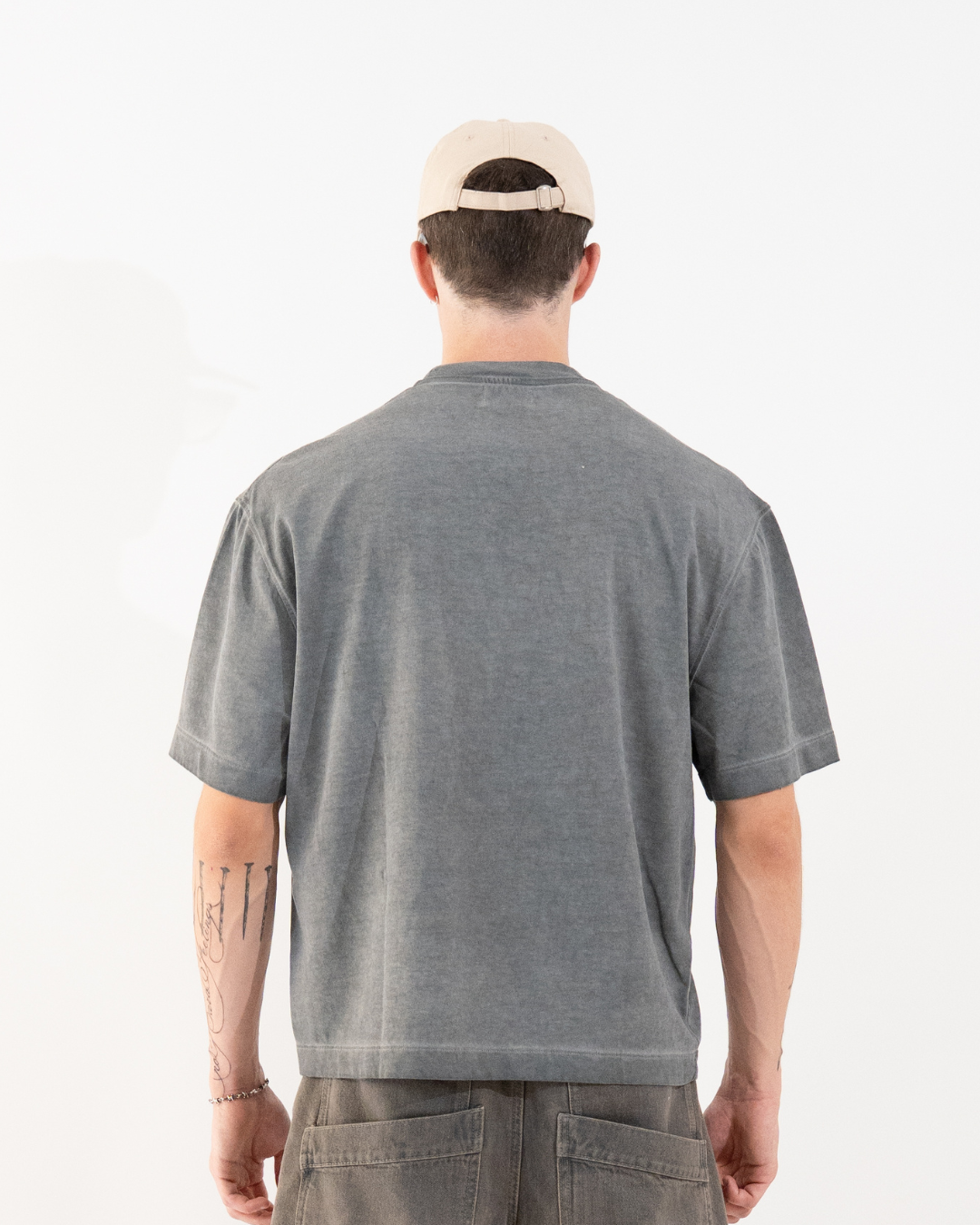 Unheevn Logo Face Tee Grey