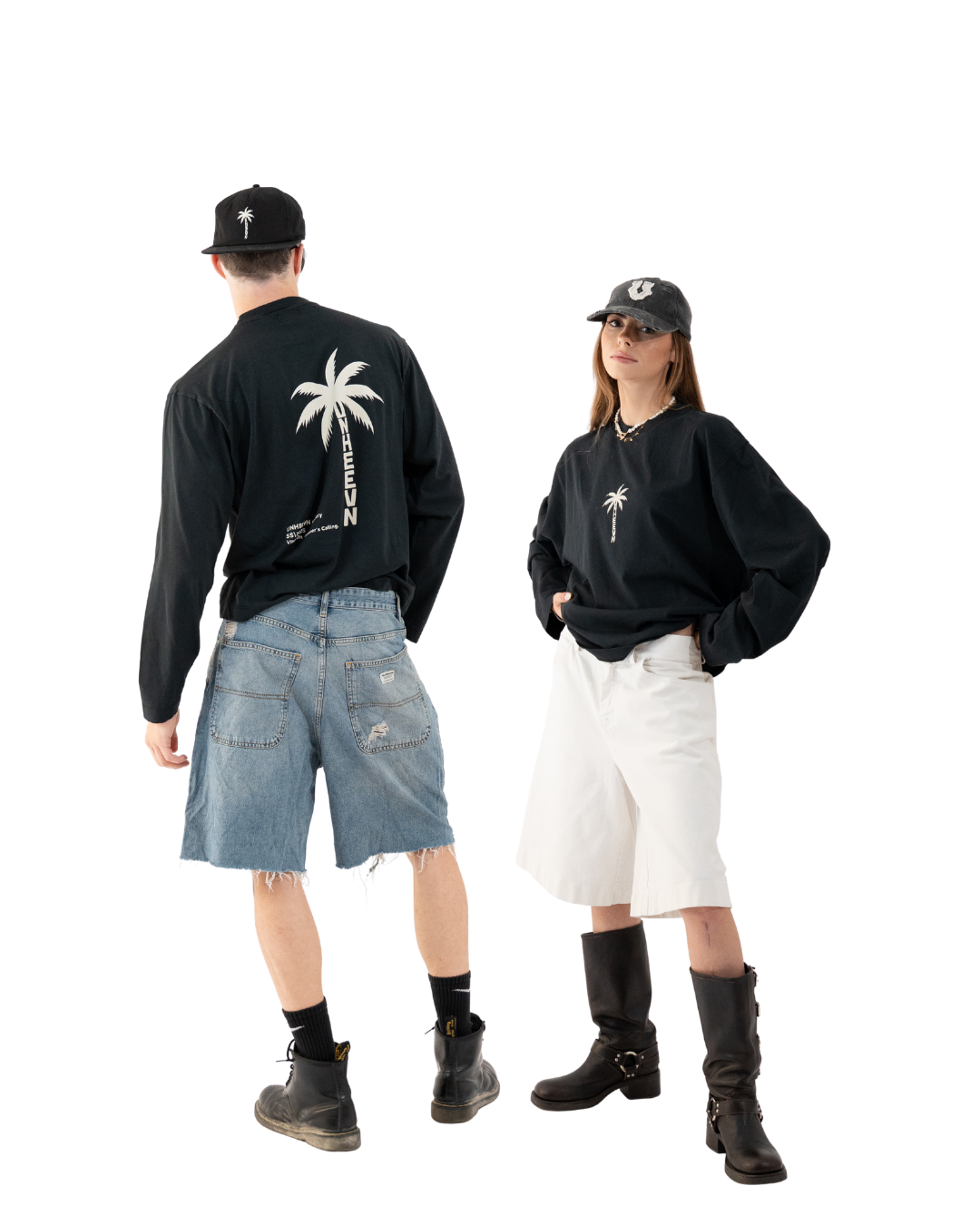 Unheevn Palm Long Sleeve Black
