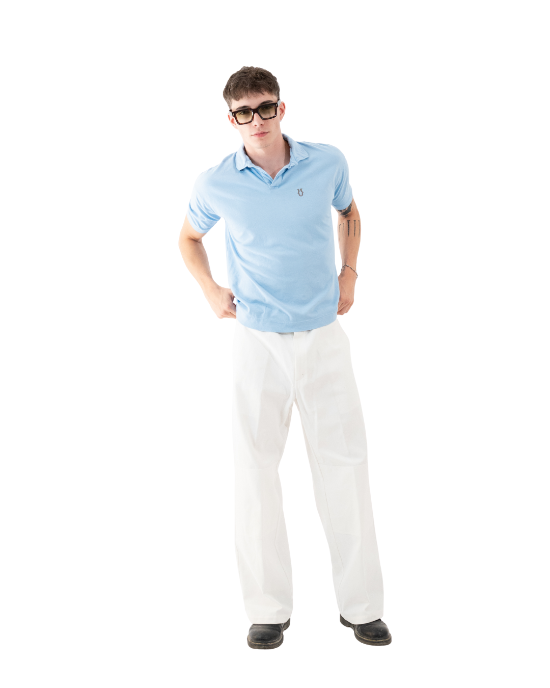 Unheevn Light Blue Polo