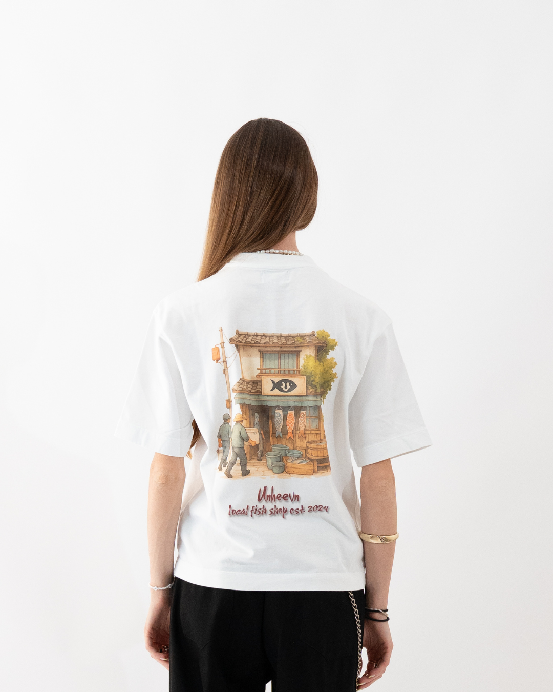 Unheevn Local Fish Shop Tee White