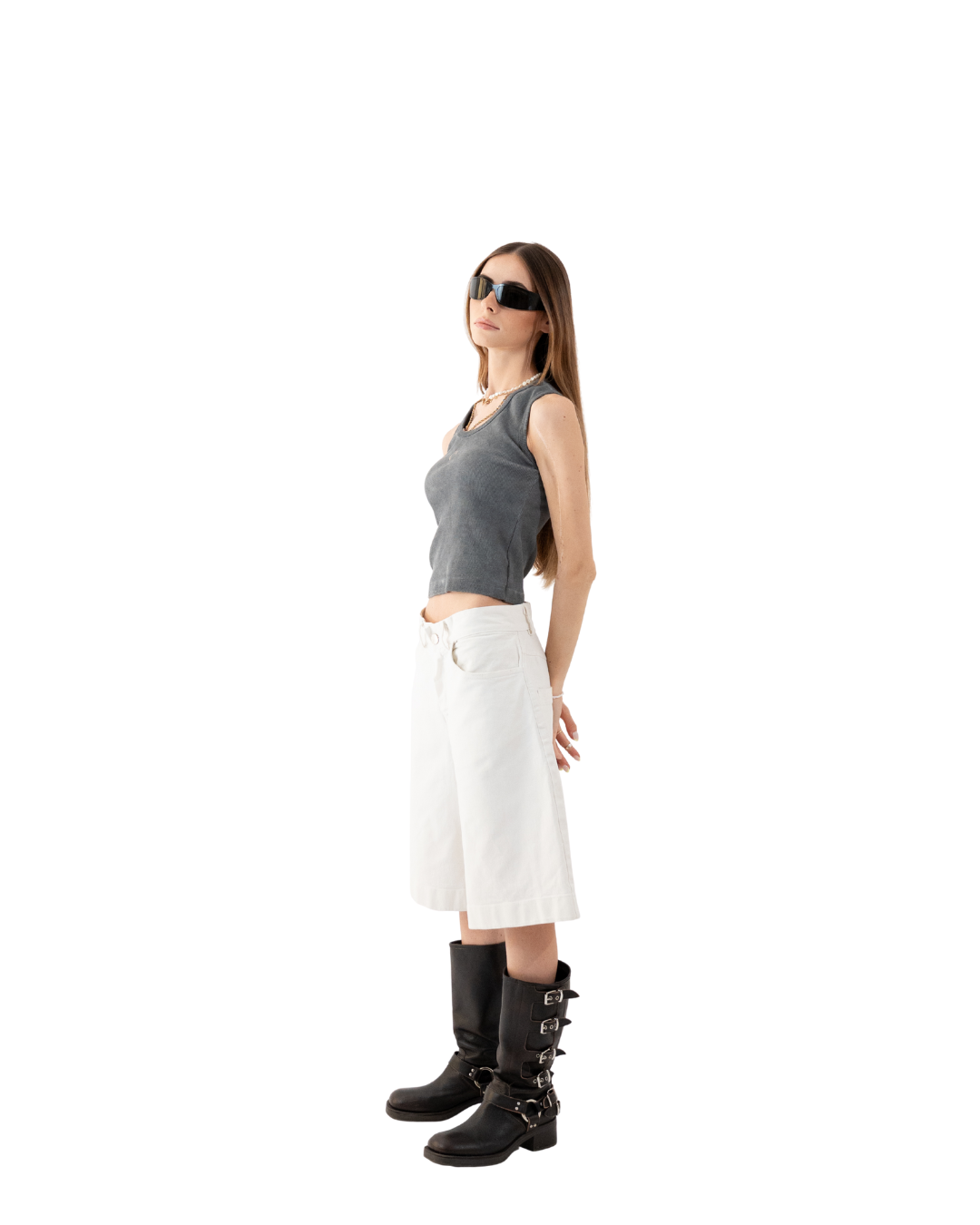 Unheevn Washed Grey Tank Top