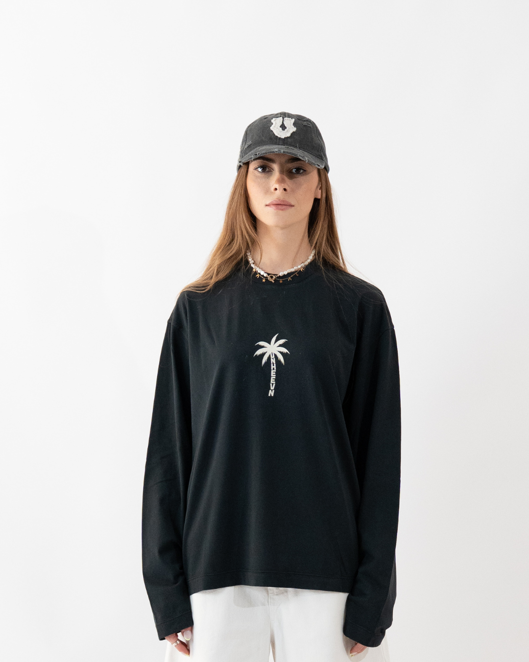 Unheevn Palm Long Sleeve Black