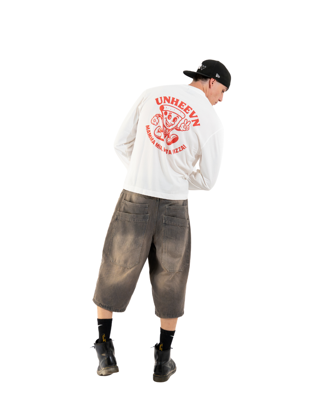 Unheevn Pizza Long Sleeve White