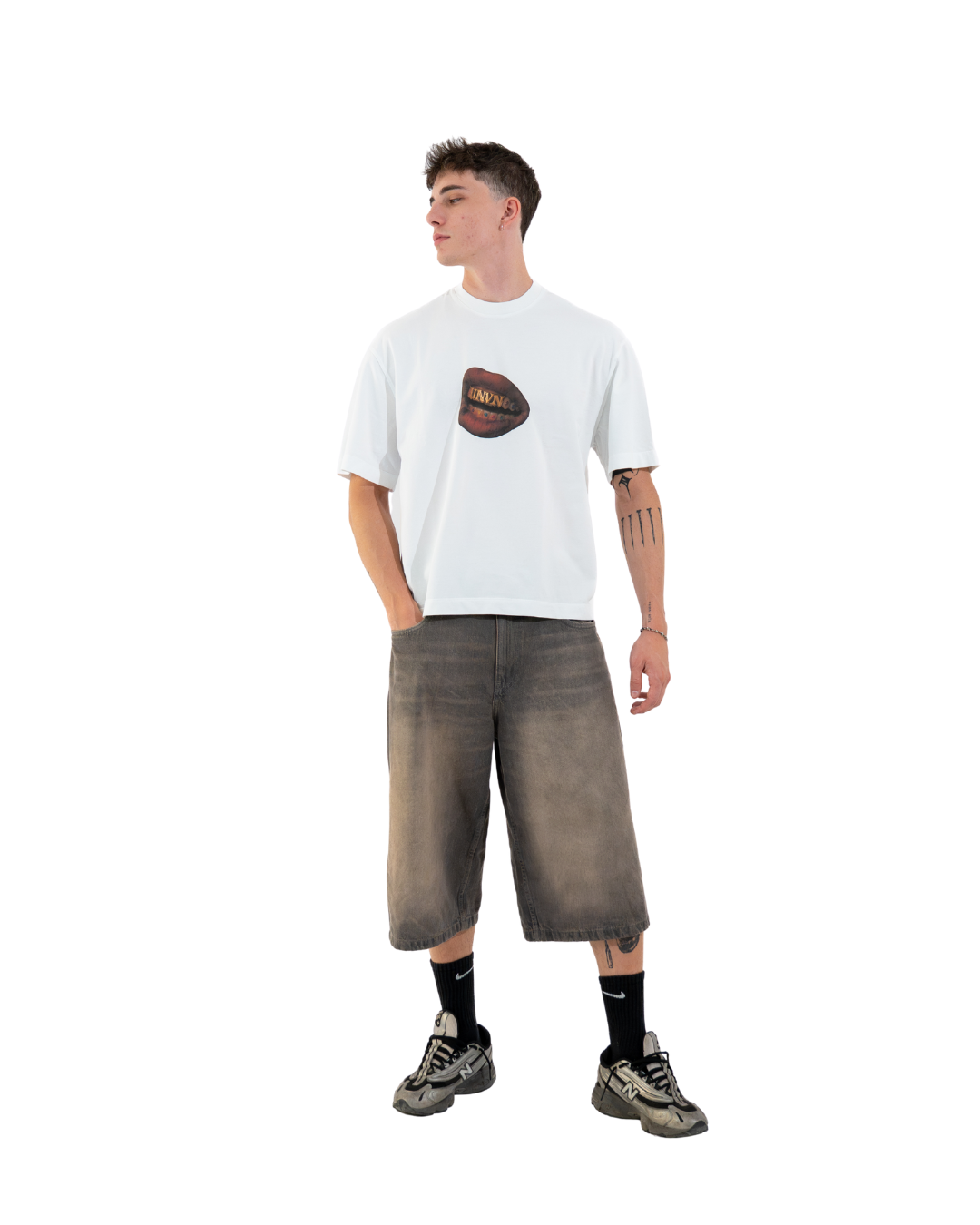 Unheevn Grillz Tee White