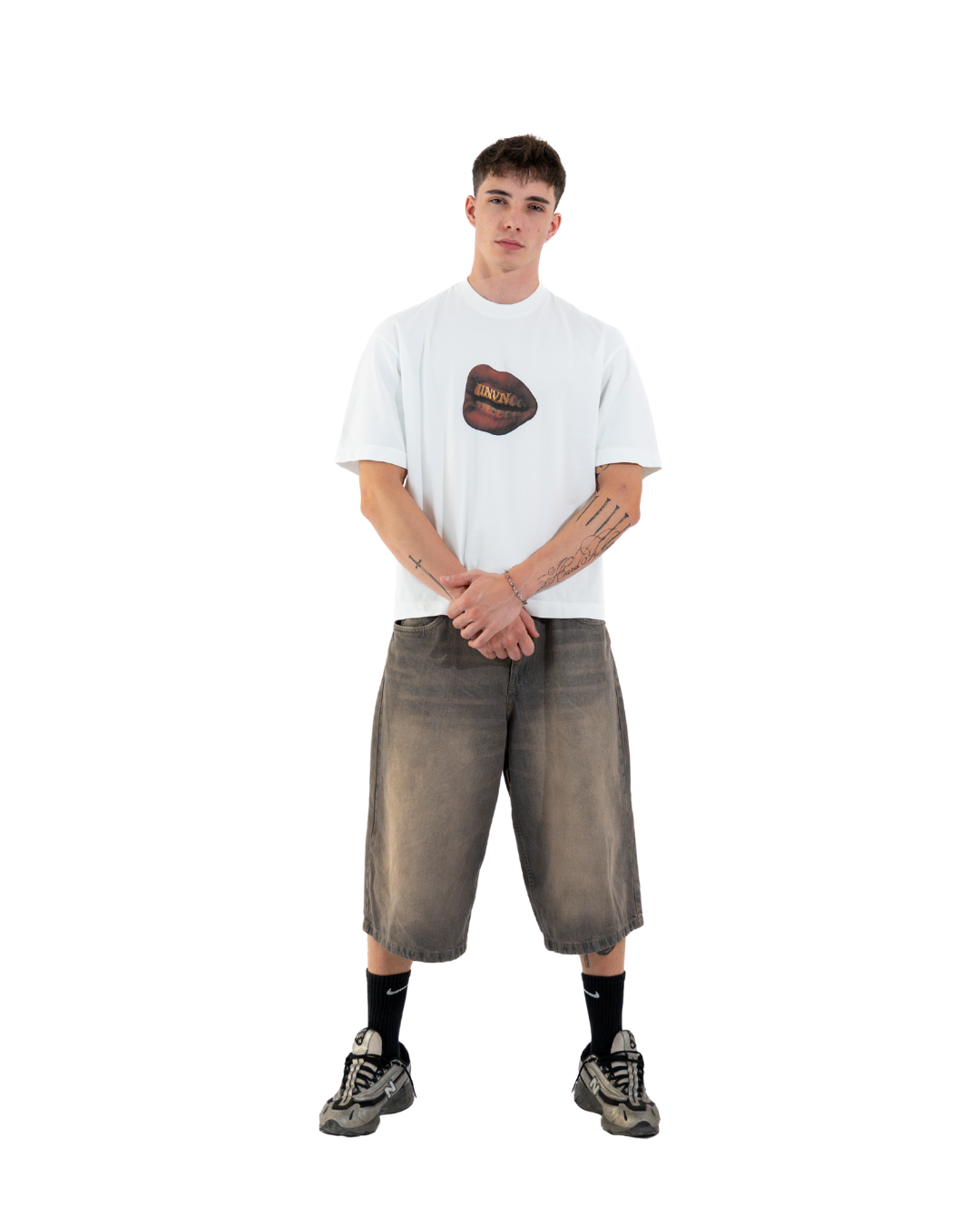 Unheevn Grillz Tee White