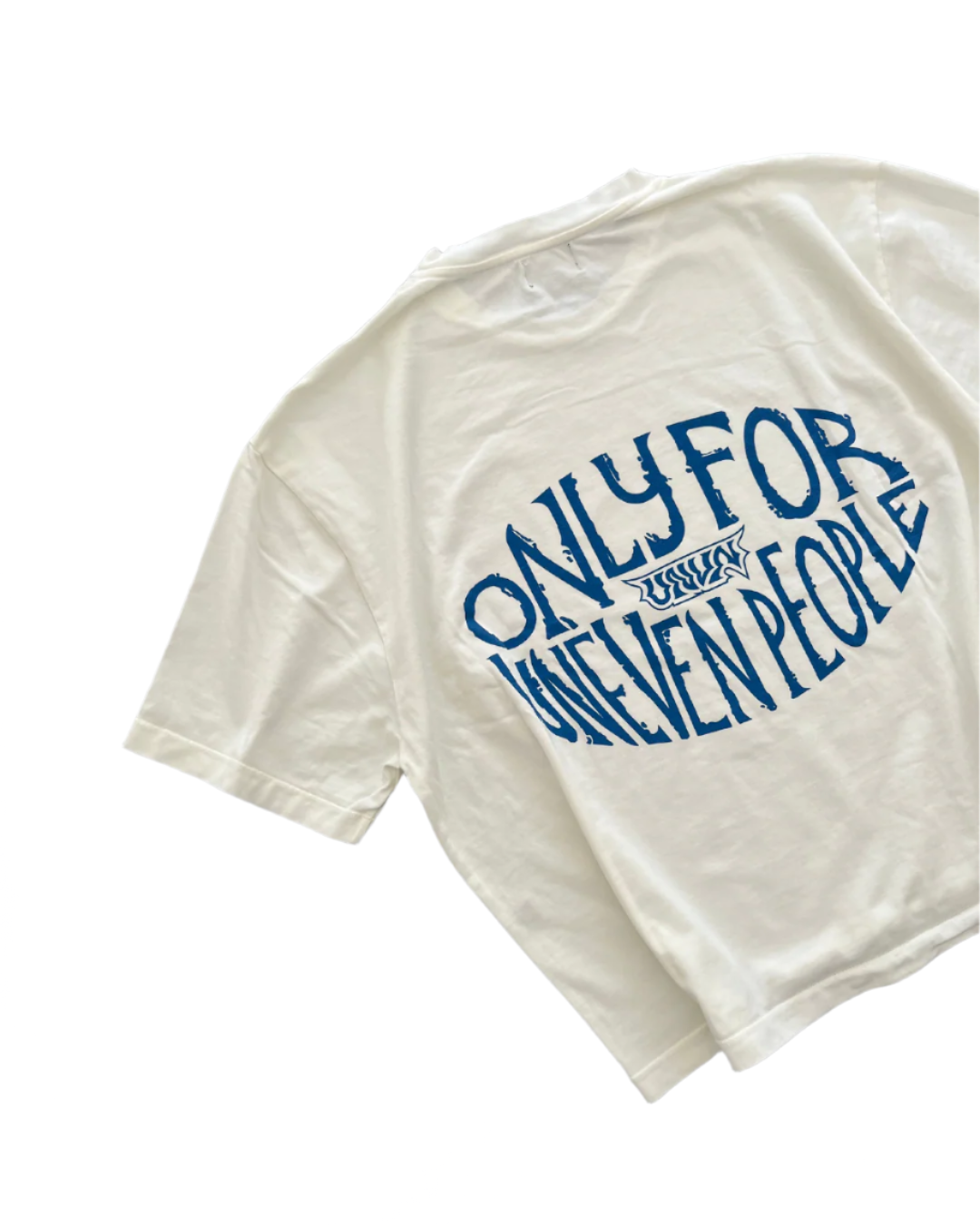 Unheevn Cropped Tee Bone White