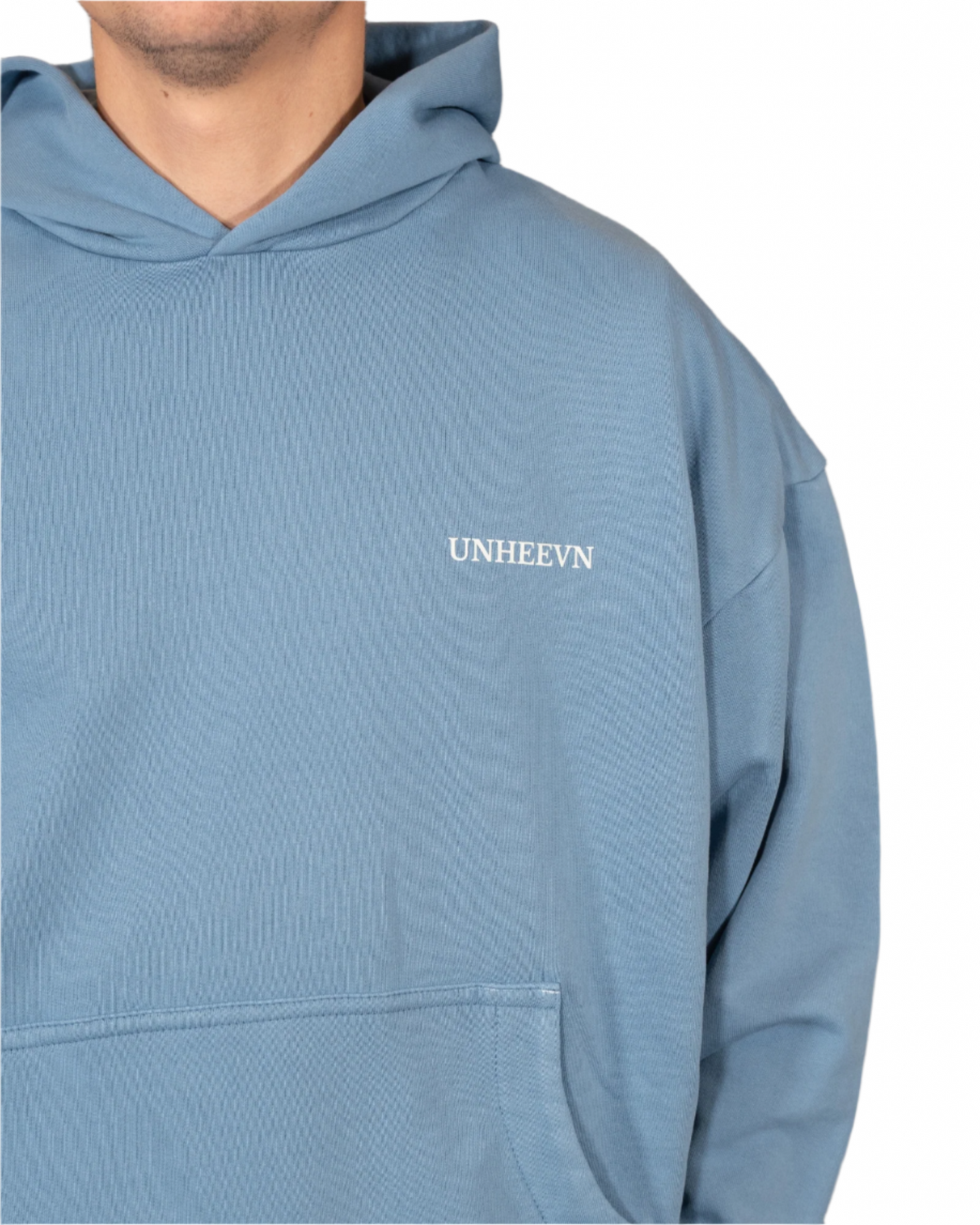 Unheevn Lost Hoodie Washed Pastel Blue