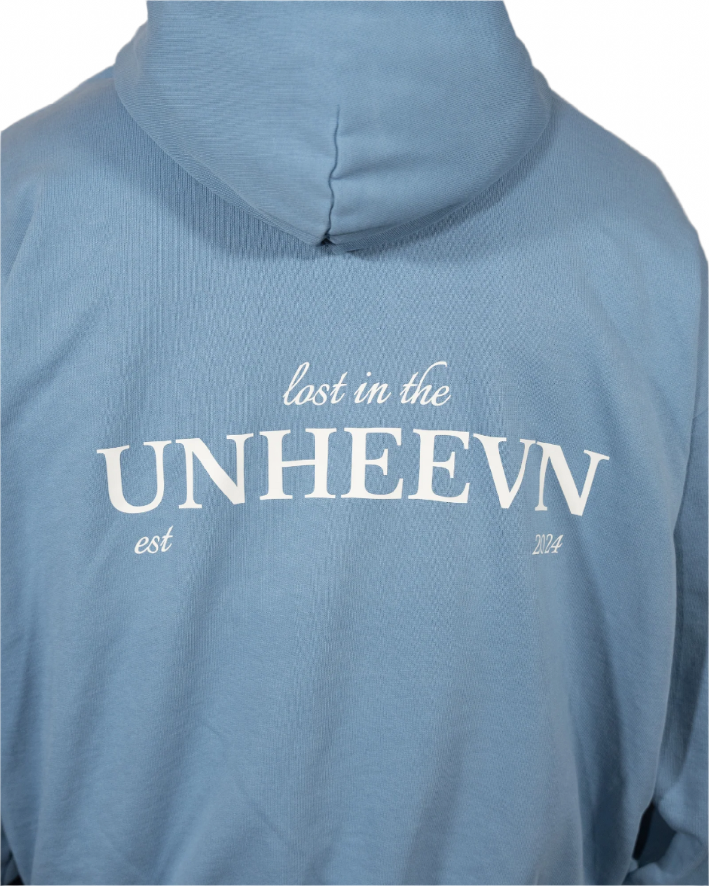 Unheevn Lost Hoodie Washed Pastel Blue