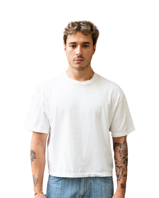 Unheevn Cropped Tee Creamy