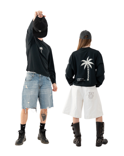 Unheevn Palm Long Sleeve Black