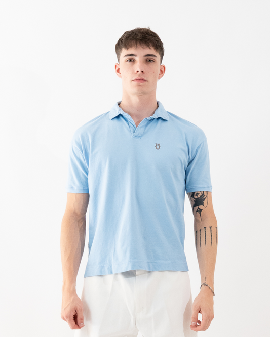 Unheevn Light Blue Polo
