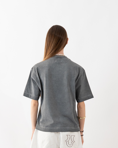 Unheevn Logo Face Tee Grey