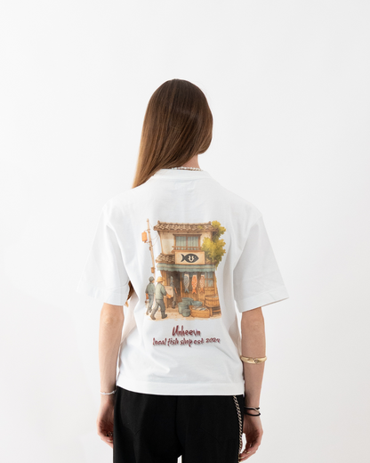 Unheevn Local Fish Shop Tee White