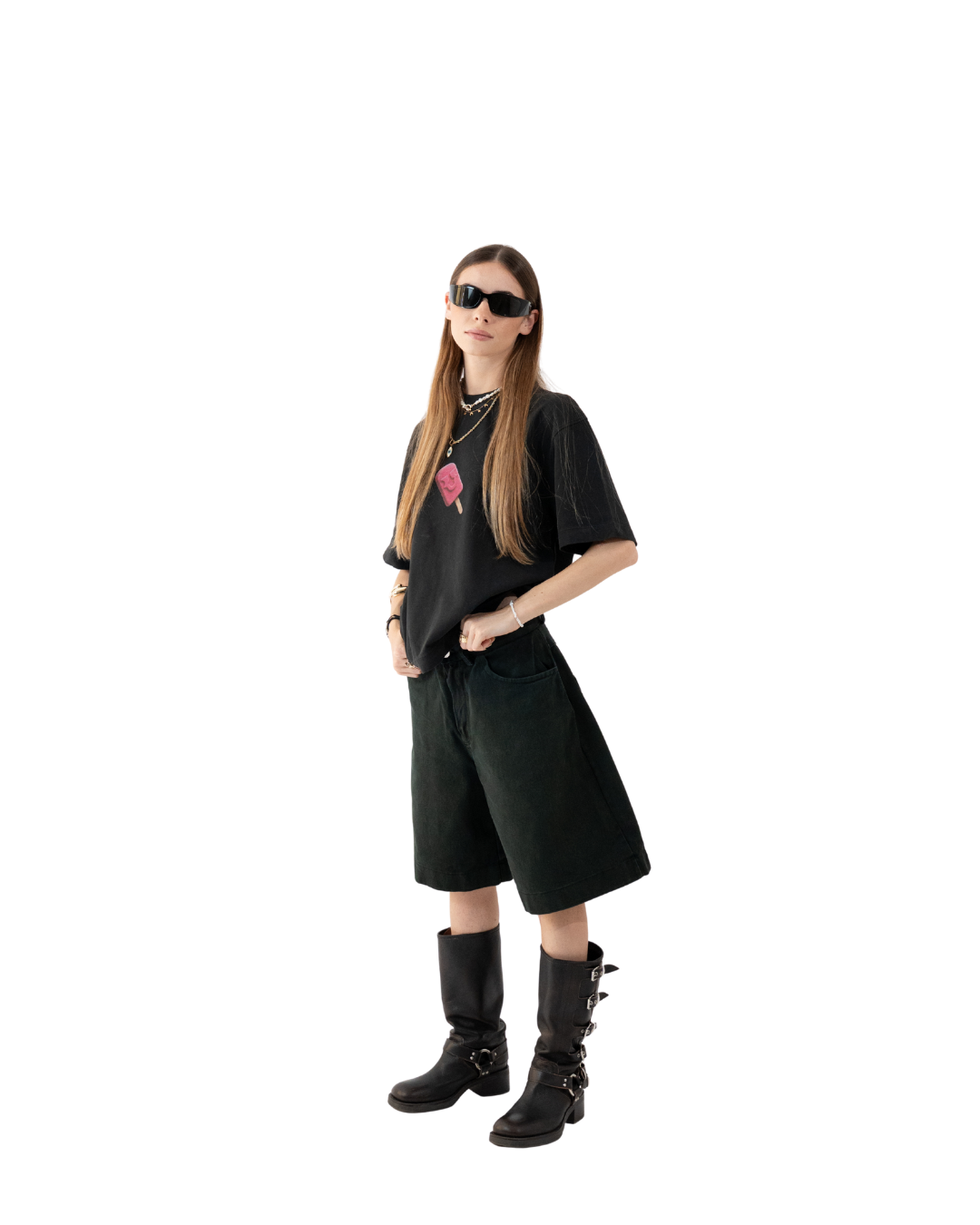 Unheevn Logo Popsicle Tee Black
