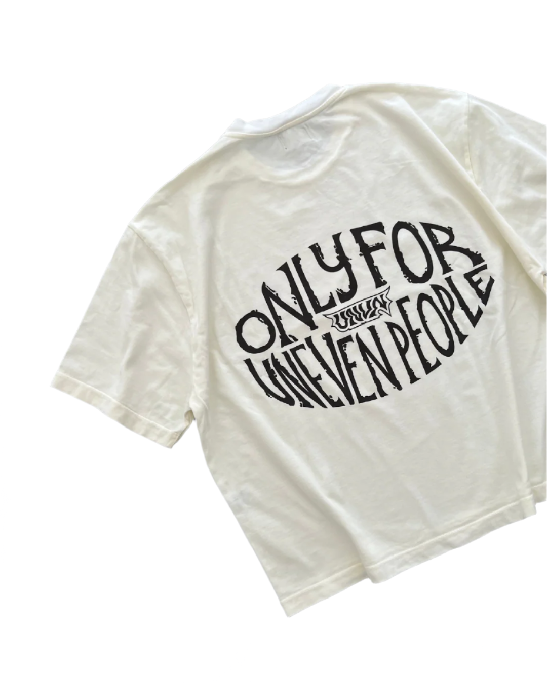 Unheevn Cropped Tee Creamy