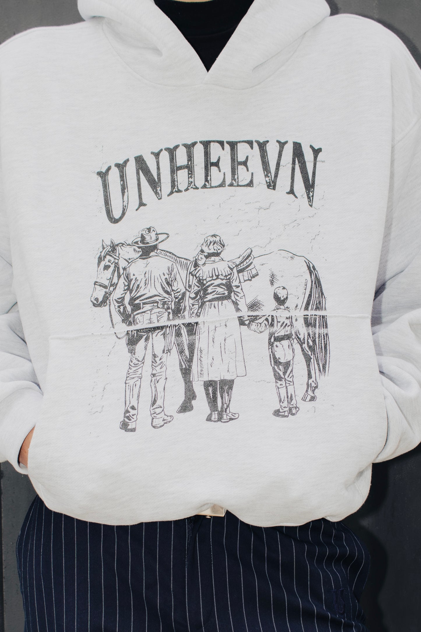 Unheevn Light Grey Hoodie