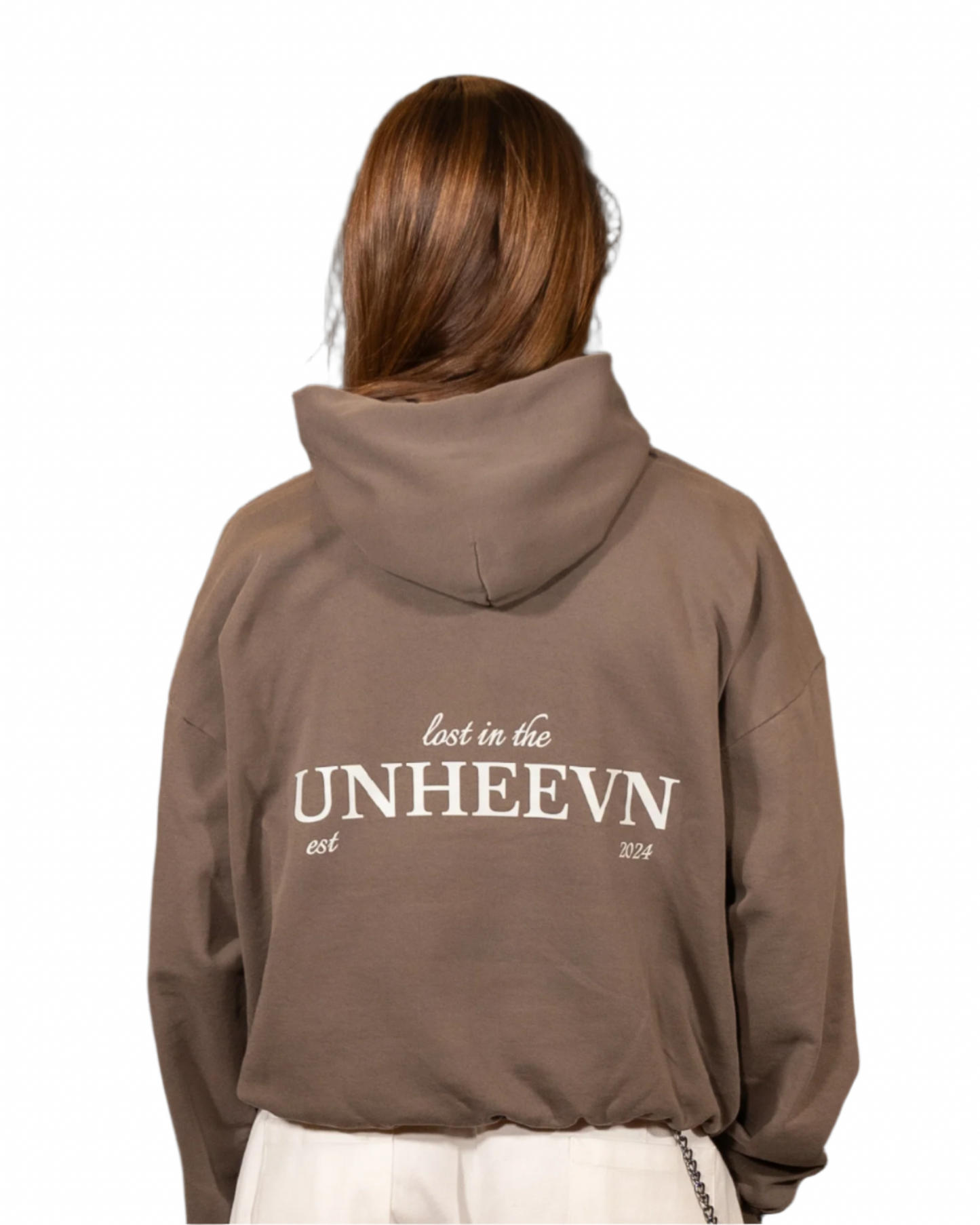 Unheevn Lost Hoodie Washed Brown