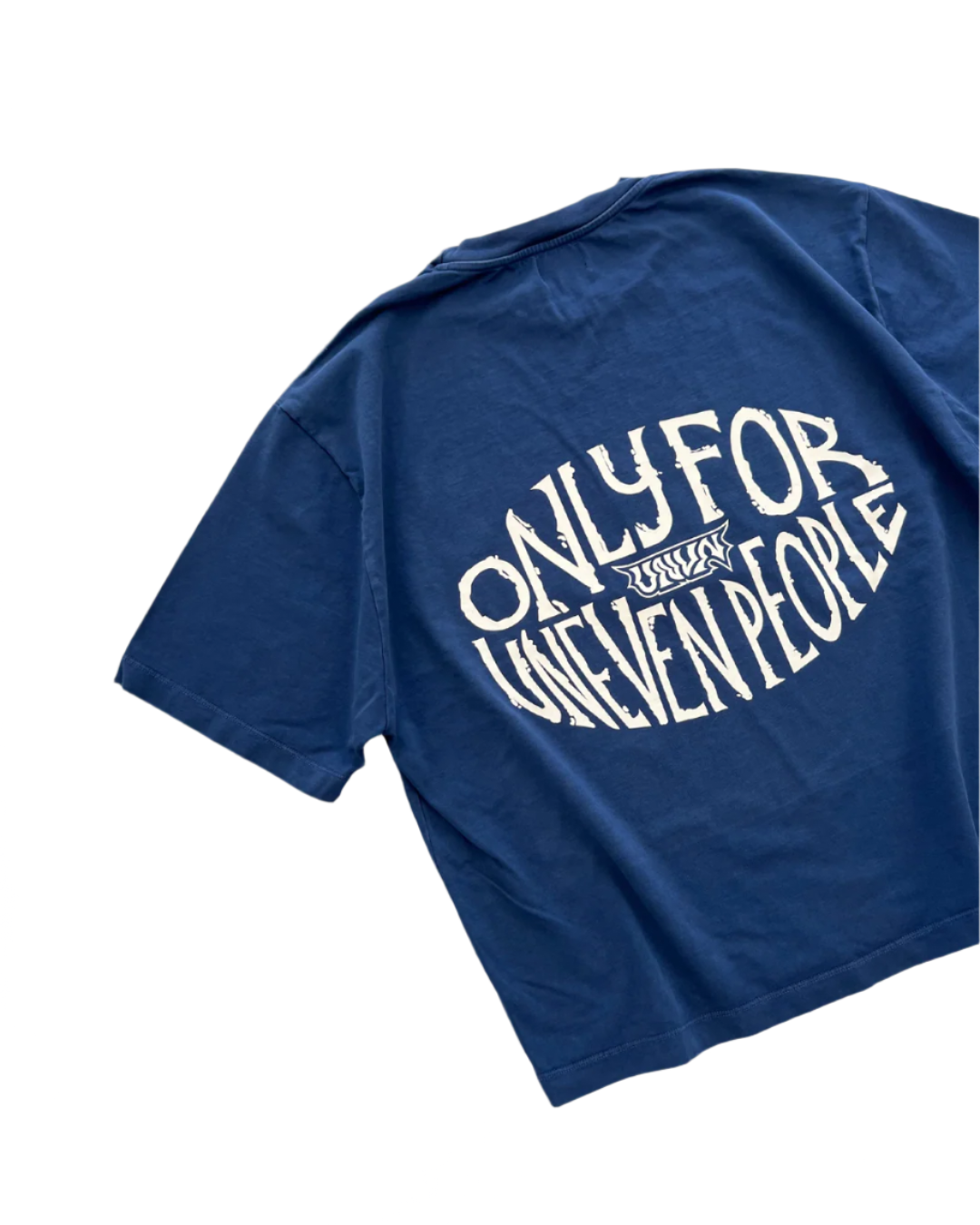 Unheevn Cropped Tee Washed Blue