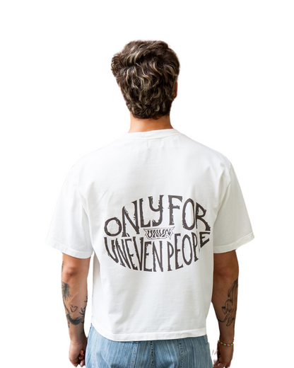 Unheevn Cropped Tee Creamy